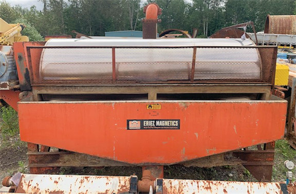 2 Units - Eriez Magnetics Magnetic Drum Separator, 36" Diameter X 96" Face)